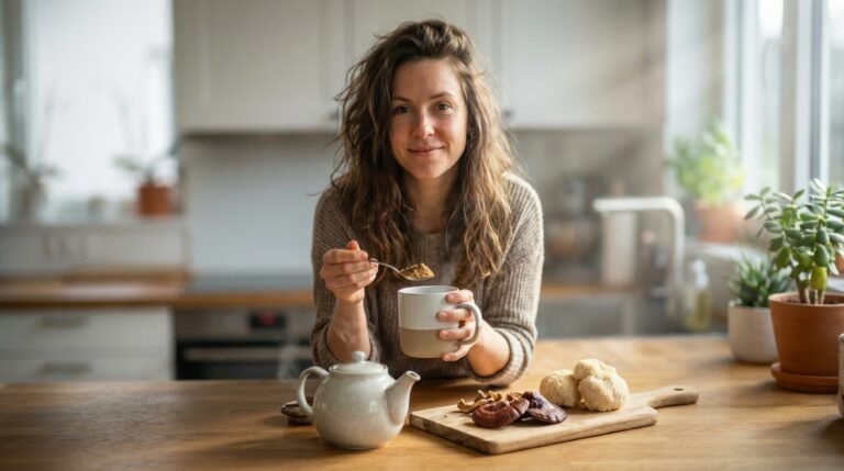 hongos adaptogenos mujer herbal