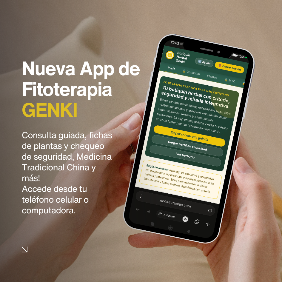 App de Fitoterapia GENKI, el botiquín herbal digital